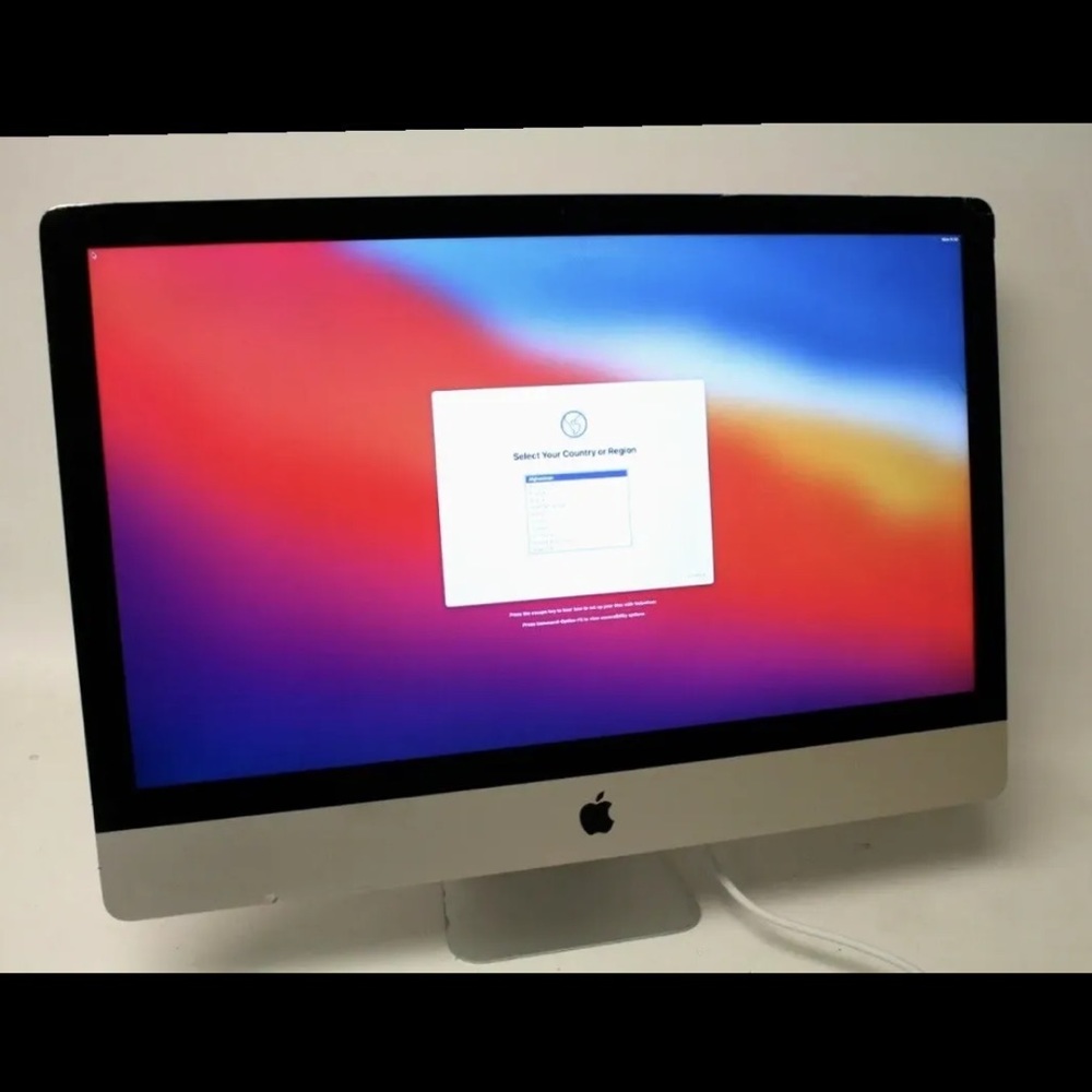 Apple iMac 27” MK462LL/A 5k 2015 I5-6500 3.2Ghz 16GB RAM SSD AS -IS